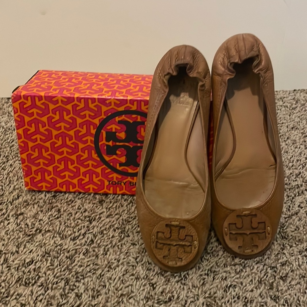 Tory Burch Reva Saddle Ballet Slipper